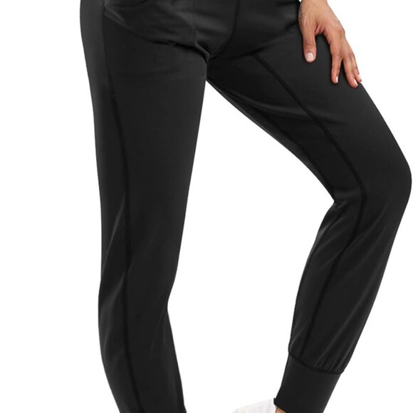 Women’s Jogger Pants High Waisted Sweatpants with Pockets Tapered Casual Lounge - Picture 1 of 5